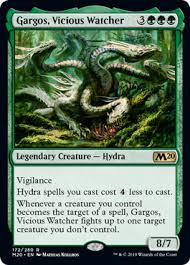 The box contained 5 separately sealed stack of lands for each different land type. Gargos Vicious Watcher Core Set 2020 Mtg Review Pojo Com