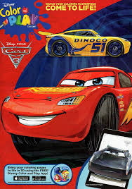 The film talks about a world populated entirely by anthropomorphic cars and other transports. Amazon Com Disney Pixar Cars 3 Color And Play Coloring And Activity Book V1 Toys Games