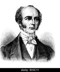 Zeichnungen und Druckgraphik, Zeichnung, Portrait von Johann Heinrich  Friedrich Karl Witte, Künstler, Samuel Amsler, Schweizer, Schinznach 1791  Stockfotografie