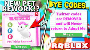 Feel free to contribute the topic. Pet Rework Rip Twitter Codes In Adopt Me Roblox Adopt Me Youtube