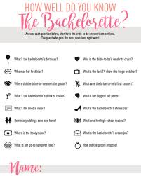 How well do you know the bride? 20 Fun Hilarious Bachelorette Party Games In 2021 2022