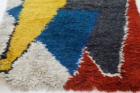 Hand tufted rugs and area rugs are plush, cozy, and the perfect way to warm up a room. Scandinavian Yellow Blue Red Black Handwoven Wool Rug Bb7440 By Dlb