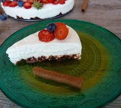 Cheesecake Aux Caprice Ou Cheesecake Aux Biscuits Grecs Sans Cuisson Cheesecake Recette Cheesecake Dessert