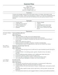 Nanny Resume Personal Resume Nanny Resume Cover Letter Samples – digiart