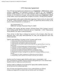 Today's top 134 florida's chief financial officer jobs in united states. Ex 10 4 Cfo9118 Htm 10 4 Chief Financial Officer Independent Contractor Services Contract Dated September 1 2018