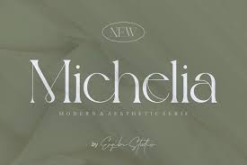 A font is a design for a set of characters. Michelia Font Dafont Free