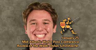 Gannon University's Dylan Schmitzerle Earns January 25 Mid-Atlantic Water  Polo Conference Rookie of the Week Award