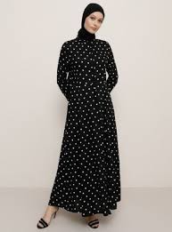 Tesettur Elbise Modelleri Ve Fiyatlari Modanisa 2 85 In 2020 Viscose Dress Unique Outfits Polka Dress