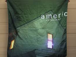 Home is where the haunt is. Flag American Football House American Football