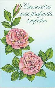 Pin By Ida S Discounts On Sympathy Comfort Greeting Cards Spanish Greeting Cards Sympathy Greetings Deepest Sympathy