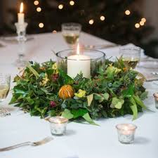 Citrus Spice Table Wreath Real Christmas Wreaths Christmas Arrangements Christmas Centerpieces