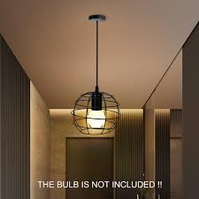 I just ran into this issue so hope my experience can help. Industrial Metal Pendant Light Spherical Rustic Chandelier Vintage Hanging Cage Globe Ceiling Light Fixture For Kitchen Island Dining Room Farmhouse Kopa Till Laga Priser I Joom Webbutiken