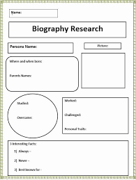Biographies For 2nd Graders Pdf Pin On Printable Template Example Simple