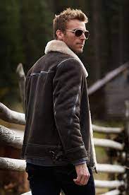 Brody Sheepskin Bomber Jacket Mens Winter Fashion Mens Fashion Rugged Mens Fashion Edgy