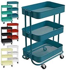 Casa Pura Desserte A Roulettes Chariot De Service Chariot De Rangement A Roulettes Pour Cuisine Salle De Bain C En 2020 Desserte A Roulette Rangement Raskog Ikea