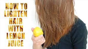 Does lemon juice actually lighten your hair youtube via youtube.com. 3 Effective Strategies For How To Lighten Hair With Lemon Juice