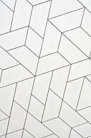 Black And White Geometric Tile Geometric White Tile Pattern Grey Grout Using Diamond Rhombus And Trapezoid Trapezium Shapes Geometric Tiles Tile Patterns Geometric Pattern