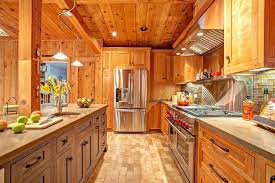 Cedar Covered Rustic Kitchen With Modern Day Convenience Italian Kitchen Design Kitchen Design Kitchen Remodel