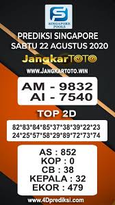 Prediksi Sgp Sabtu 22 Agustus 2020 Di 2020 22 Agustus Rabu Oktober