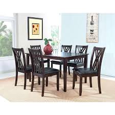 Powell Masten Espresso 7 Pc Table And Chairs The Masten 7 Piece Dining Set Is The Perfect F 7 Piece Dining Set Black Dining Room Furniture Dining Room Sets