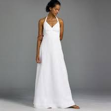 The Off The Rack Bride Casual White Dresses For A Beach Wedding Alpha Mom Cotton Wedding Dresses Cotton Beach Dresses Fashion Dresses Casual