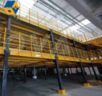 Customizable Industrial Shelves Metal Attic Shelf Platform ...