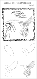 Doodle 101 Hummingbird Doodles Doodle Art Drawings