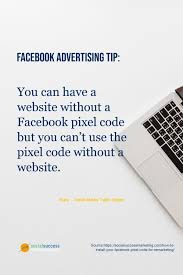 Facebook Advertising Tracking Code For Remarketing In 2020 Facebook Marketing Strategy Using Facebook For Business Facebook Pixel