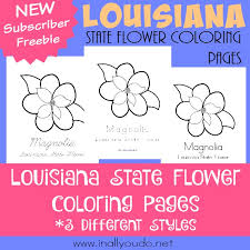 Find this pin and more on kallie by stephanie sturdevant. Louisiana State Flower Coloring Pages In All You Do