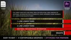 Video editors and enthusiasts all around the world prefer this tool as it below are some noticeable features which you'll experience after adobe premiere pro cc free download. Download Insider Lower Thirds For Premiere Pro Essential Graphics Free Videohive After Effects Projects