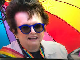 What a pleasure to give Ilana Kloss the award for Billie Jean King who  couldn't be there tonight.. LPAC show honoring the tennis legend!