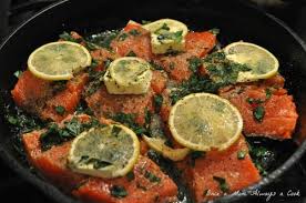 Once A Mom Always A Cook Salmon In An Iron Skillet Cast Iron Recipes Salmon Recipe Cast Iron Cast Iron Skillet Cooking