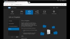 See images below, click on, tap or activate images to enlarge them. My Cloud Webinterface Youtube