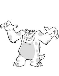And i think that your kids will like it too. Sulley Is Trying To Scare You In Monsters Inc Coloring Page Kids Play Color Cartoon Coloring Pages Monster Coloring Pages Butterfly Coloring Page