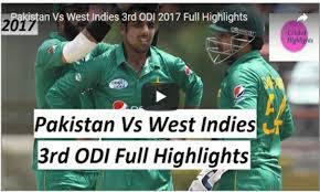 After the match, kohli posted pictures from the third and final odi on twitter and wrote 3 out of 3, highlighting india's dominance over england across formats the india skipper was also impressed by krunal pandya and prasidh krishna, who made their india odi debuts in the series against england. Pakistan Vs West Indies 3rd Odi Full Hd Highlights Video Dailymotion