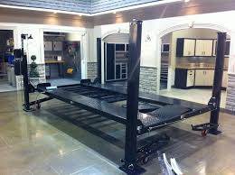 Car Lift In Showroom Garage Car Lift Home Car Lift Garage Interior