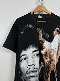 Vintage Jimi Hendrix Band T-Shirt Short Sleeve T Shirts