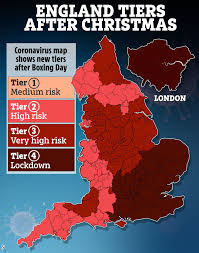 More than 40% of england's population will be in lockdown from boxing day after a further six million people were placed under tier 4 restrictions. Nmwqvaadqgf7om