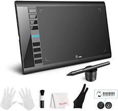 With superb precision and excellent accuracy, this is the very best tablet for the professional artist or graphic designer. Amazon Com Ugee M708 V2 Graphics Drawing Tablet 10 X 6 Inch Large Drawing Tablet 8192 Levels Pressure Battery Free Pen Stylus 8 Hotkeys Compatible With Windows 10 8 7 Mac Os Artist Designer Amateur Computers Accessories