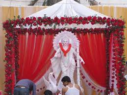 Saraswati puja is an important part of the navratri festival, especially in south india. Saraswati Puja Pandal Decoration Idea Best Handmade Saraswati Puja Pandal Images Photos Www Lovelyheart In