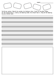 Schrijfpapier Lijntjesbladen Schrijven Basisschool Opstel Schrijven Schrijven Verhalend Schrijven