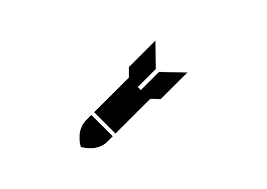 Simple Black Bomb Icon Bombs Icon Black
