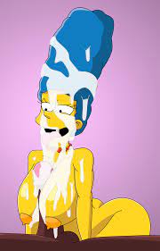 Marge simpson cum