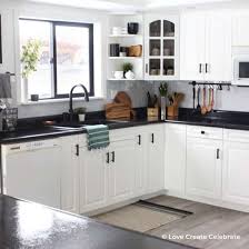 White kitchen with white appliances beautiful 50 best small kitchen ideas and designs for 2016 of. 25 Dramatic Kitchen Makeovers Kitchen Cabinet Kings
