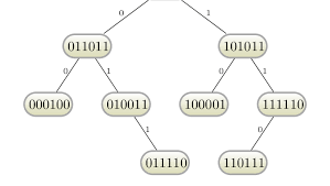 A Digital Search Tree Of Nine Binary Strings Download Scientific Diagram