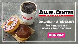 En dunkin' estamos preparados para llenarte de ddulzura con tus donuts de siempre, nuestro café arábico de franquicia, bebidas al estilo dunkin' y más. So Kam Der Donut Zu Uns Allee Center Magdeburg