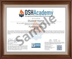 Forklift certification is also referred to as a forklift license. 156 Forklift Safety Basic Oshacademy Free Online Training