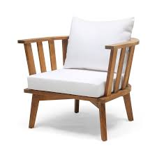 Maybe you would like to learn more about one of these? Dean Outdoor Wooden Club Chair With Cushions White And Teak Finish Walmart Com Outdoor Patio Chairs Patio Chairs Outdoor Deck Furniture