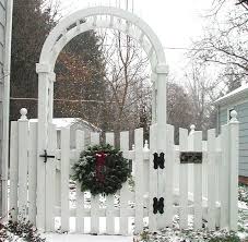 Pretty Gate Design For Garden Fence White Picket Fence Picket Fence Panels Arbor Gate