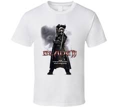 At camp loads of people went on a snipe hunt in the woods. Wesley Snipes Blade Ii Movie T Shirt